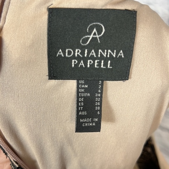 Adrianna Papell Sequin Halter Sheath Short Dress | size 2 - Picture 15 of 15